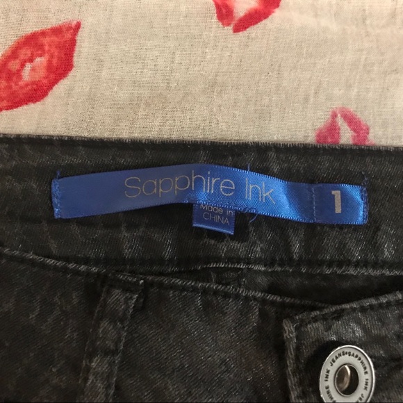Sapphire Ink Skinny Straight Jeans - Picture 5 of 6